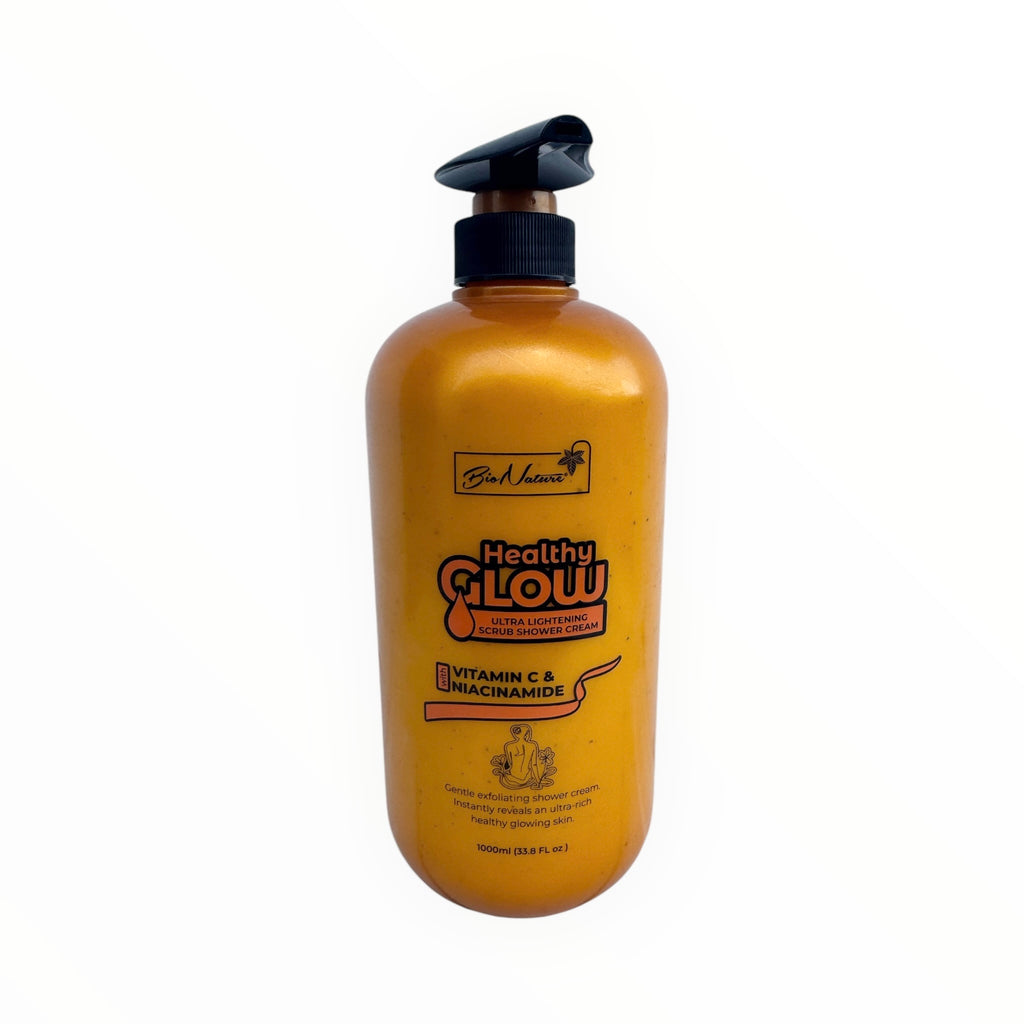 Bio Natural Healthy Glow Ultra Lightening Scrub Shower Cream (Vitamin C & Niacinamide)