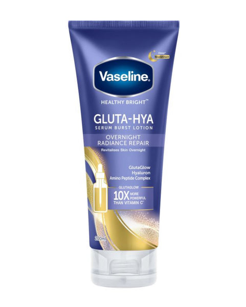 Vaseline Healthy Bright Gluta-Hya Serum Burst Lotion – Overnight Radiance Repair