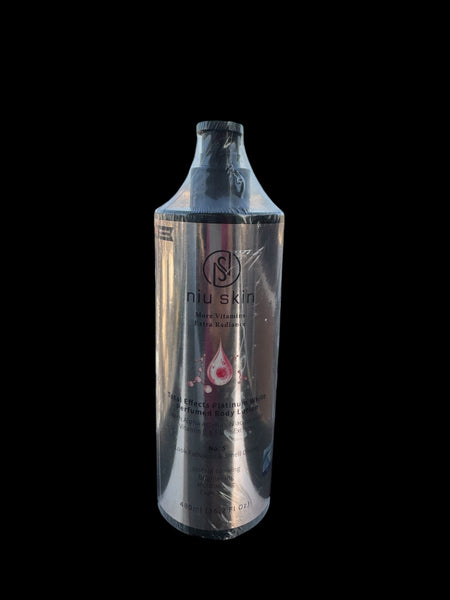 Niu Skin Total Effects Platinum White Perfumed Body Lotion - Oud Wood (480ml)