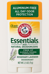 Arm & Hammer Essentials Natural Deodorant – Rosemary Lavender (2.5 oz)
